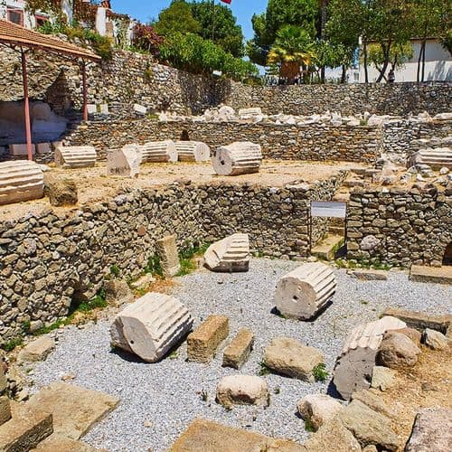 The Ruins of The Mausoleum of Halicarnassus