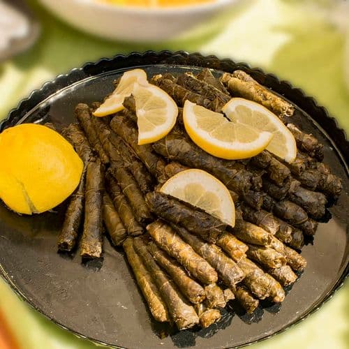 Olive oil dishes (Yaprak Sarma)