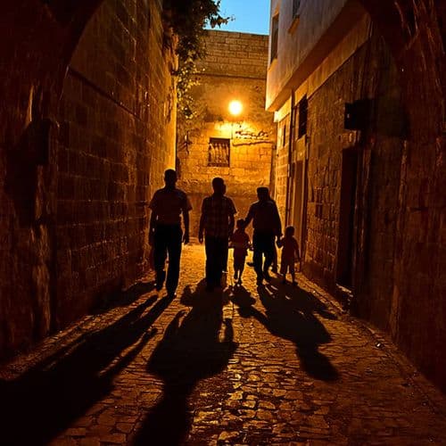 Die Gassen der historischen Şanlıurfa.