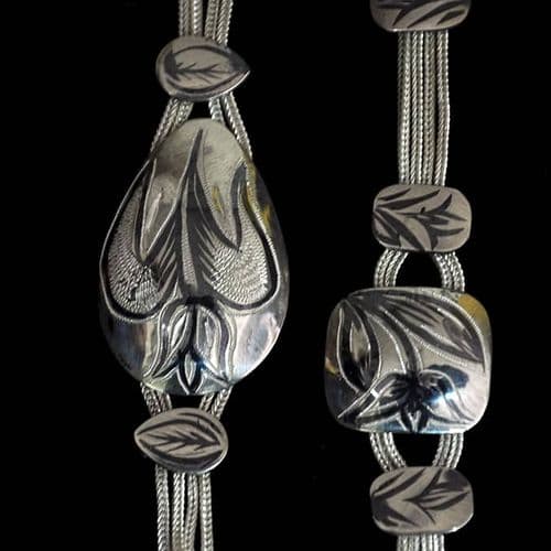 Silver Jewellery Produced with Niello Technique