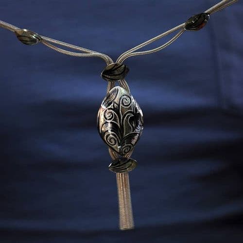 Silver Jewellery Produced with Niello Technique