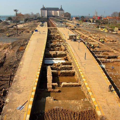 The Archaeological Excavations in Front of the Historical Haydarpaşa Train Station