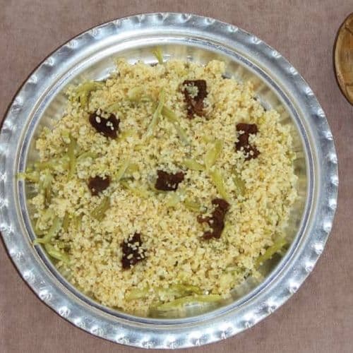 Kahküllü (Crested) Rice Dish