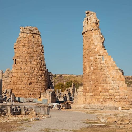 The Hellenistic City Gate Perge, Antalya